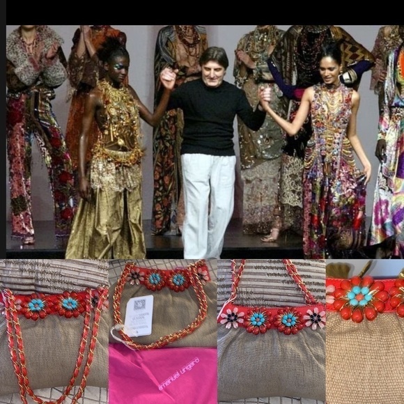 Emanuel Ungaro Bag Clutch Like new exclusive edition bag - Picture 3 of 14